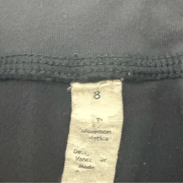 lululemon Align™ Super-High-Rise Wide Leg Crop 23" Black size 8‎ - Image 3