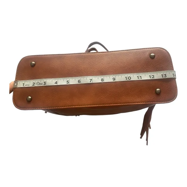 Catchfly Studio Trenditions‎ Western Style Asymmetrical Tooled Yoke Tote Bag - Image 10