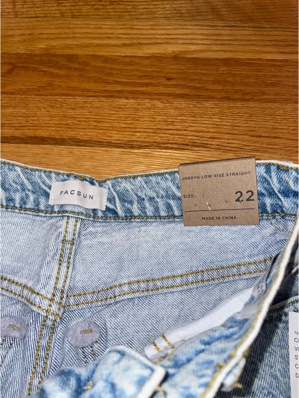 NWT Pacsun low rise straight leg jeans - Image 2