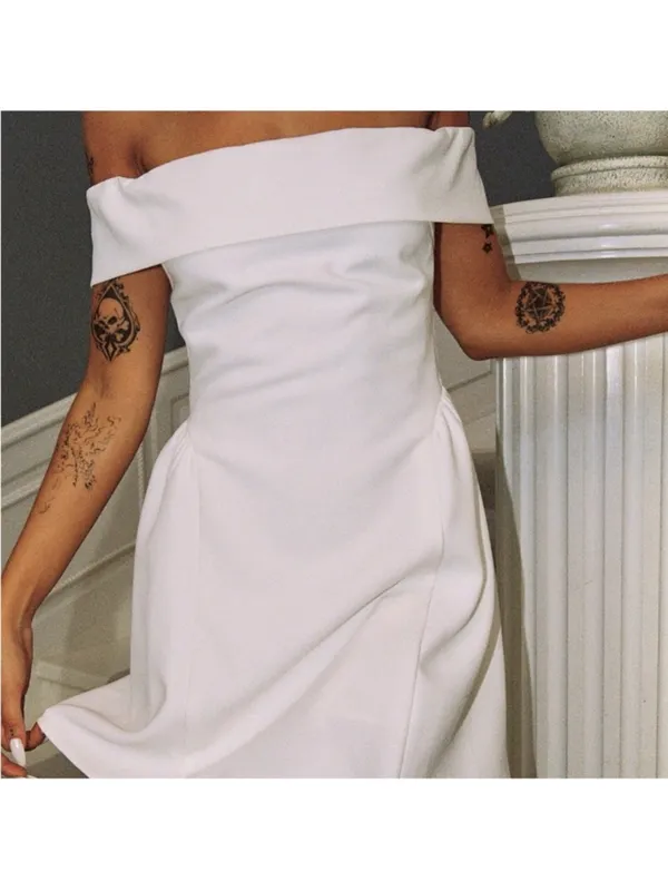 NWT Princess Polly Main Character Strapless Mini Dress White - Image 3