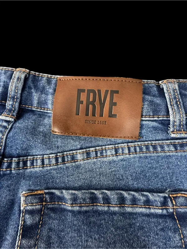 Frye Women's Straight-Leg Blue Denim Jeans - Image 7