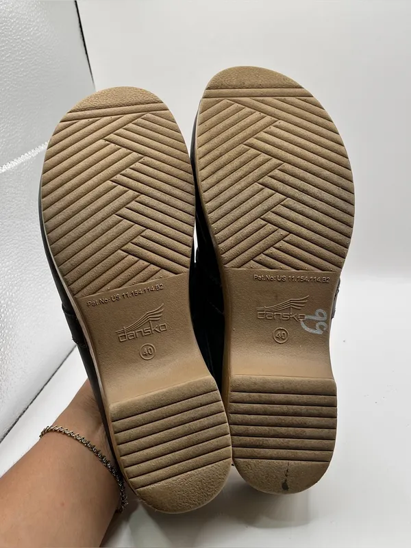 Dansko Womens Bel Oiled Grey Clog Size 40 EU 9.5-10 US EUC - Image 10