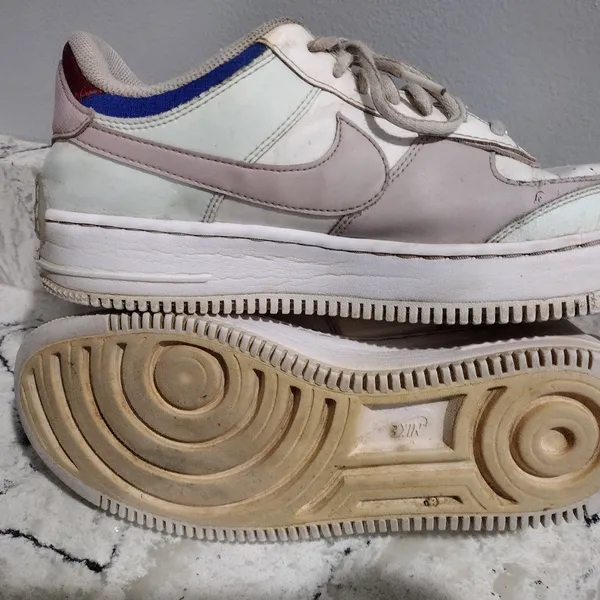 Nike Women’s Air Force 1 Shadow Pixel Swoosh Barely Green and White Shoes sz 10 - Image 4