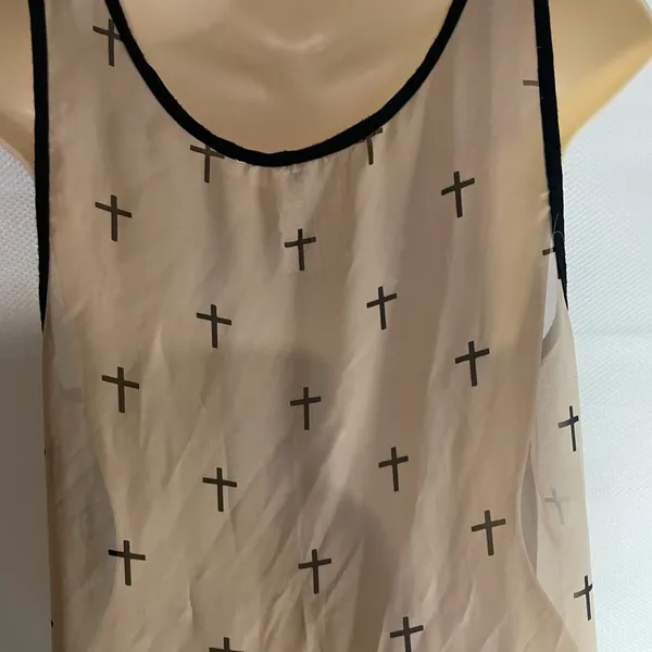 Mauve Lace tan top Black Size M - Image 4