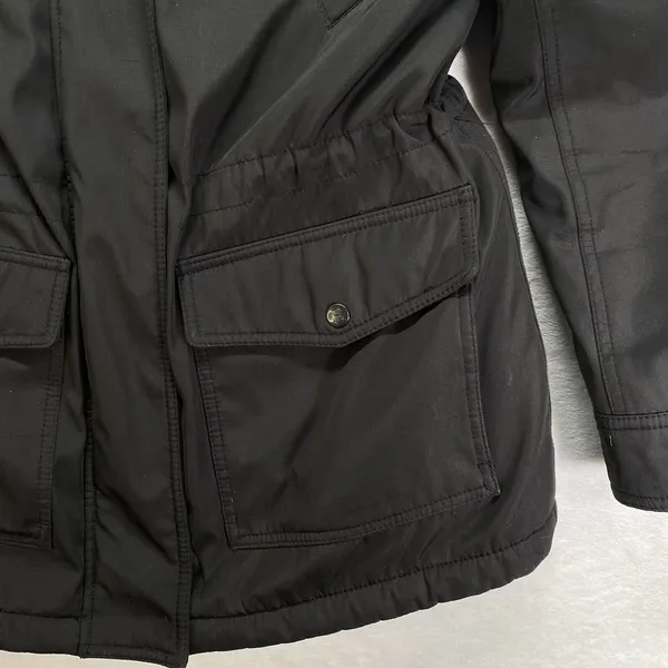 S13/NYC Winter Coat Womens Small puffer parka Faux Fur Hood lining‎ penny lane - Image 2