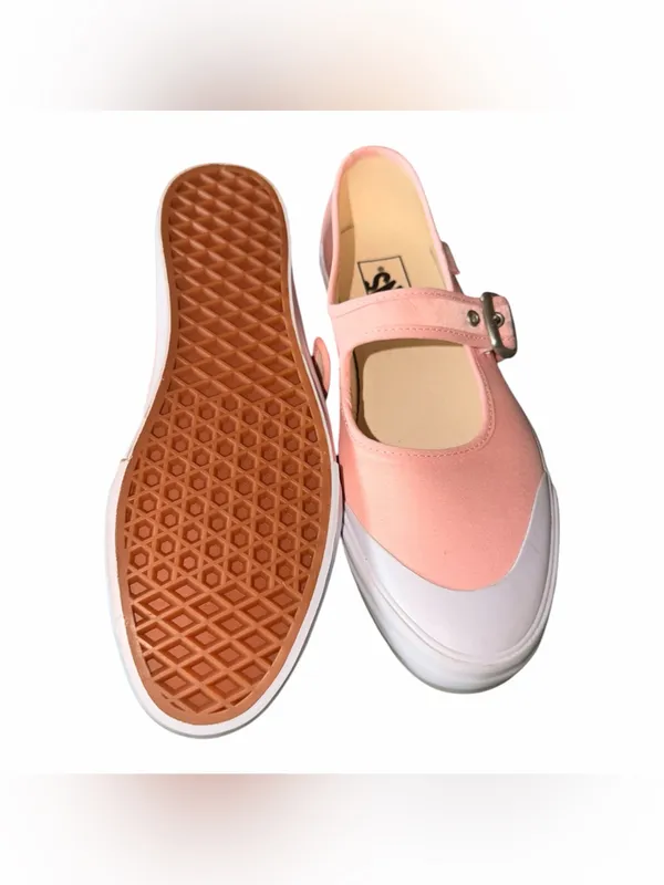 NEW Vans Mary Jane Ballet Chintz Rose Canvas adjustable Sneaker M-7 W8.5 - Image 10