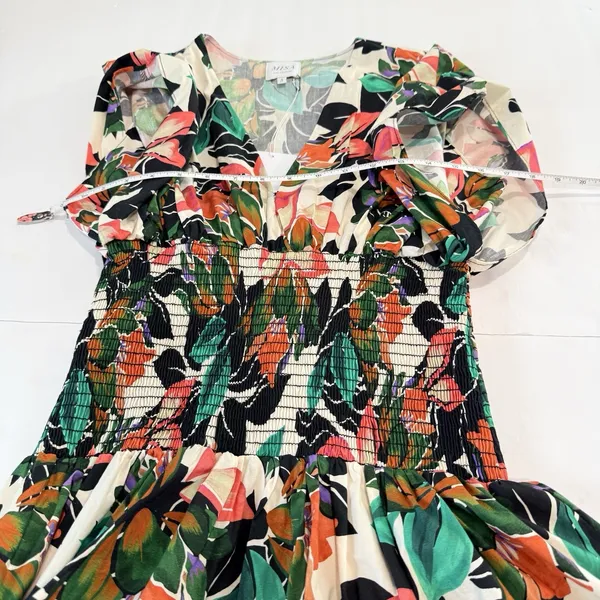 MISA Los Angeles Della Dress Las Palmas Colorful Floral Cocktail Resort SMALL - Image 9