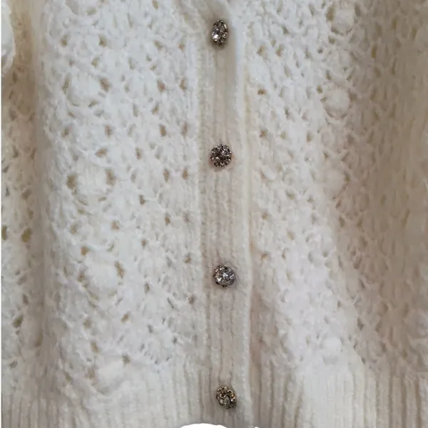 INDUSTRY Republic Company Alpaca Blend Sweater Cardigan V Neck MEDIUM New NWT - Image 5