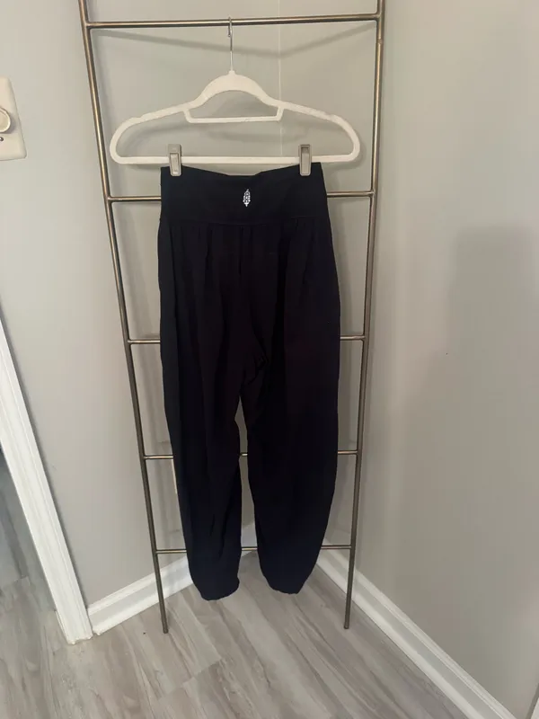 Free People Never Better Sweatpants Structured Black - Image 5