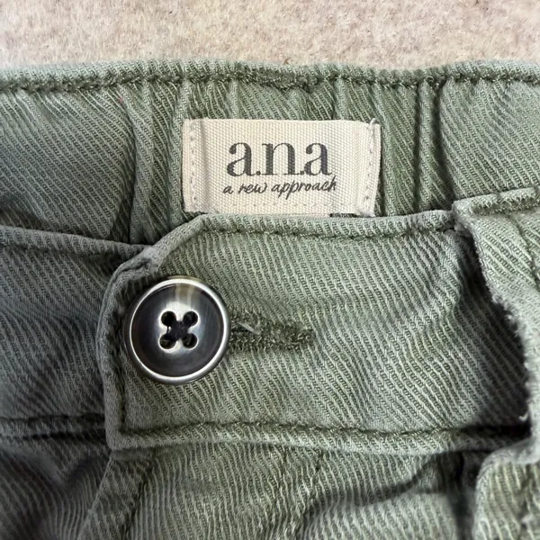 a.n.a Womens 2 Green Utility Gorpcore Military Inspired Cargo Pants - Image 3