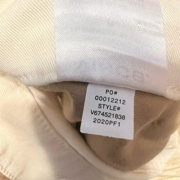 Vince Cropped Wide Leg Pleated Pants Cream Linen Blend Culotte Minimalist Size 6 - Image 3