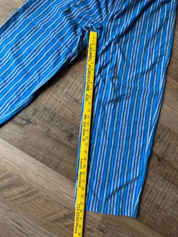Secret Treasures Blue Striped Pj Pants - Image 5