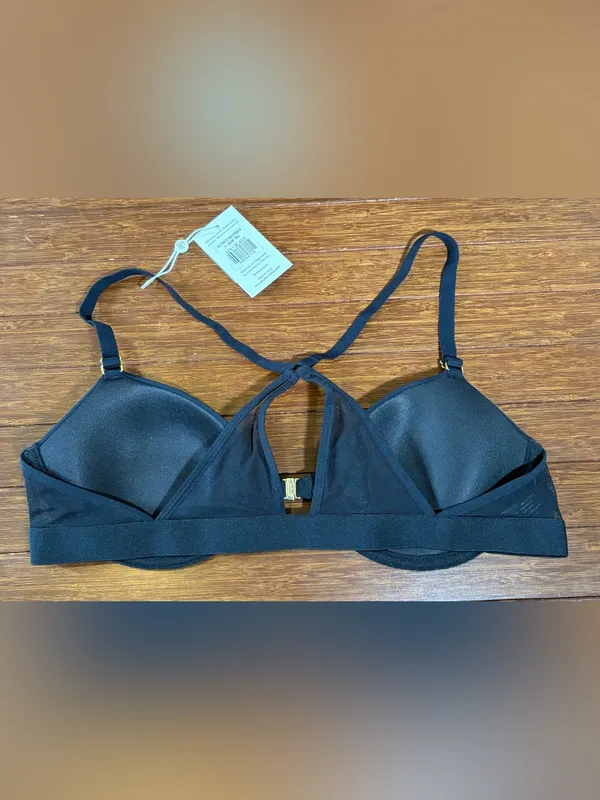 Pepper Racerback Lift Up Bra front closure clasp and a keyhole Racerback Sz 42A - Image 3