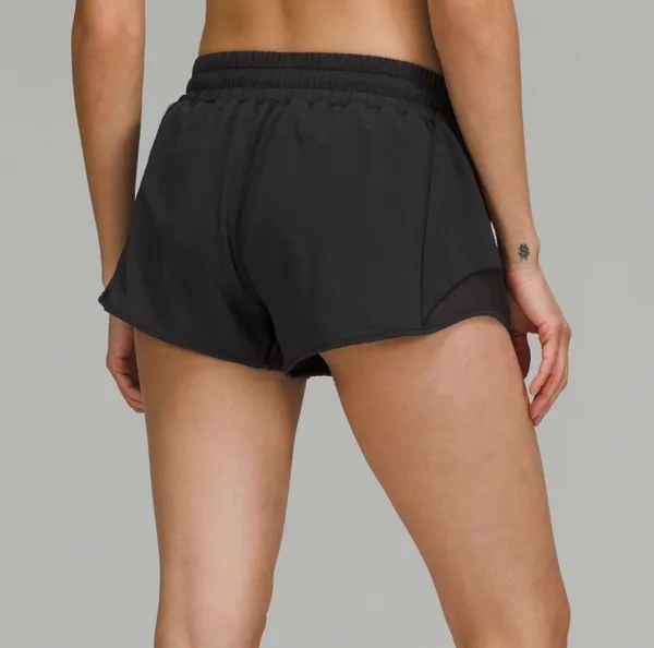 Black Lululemon Hotty Hot Shorts 2.5in - Image 7