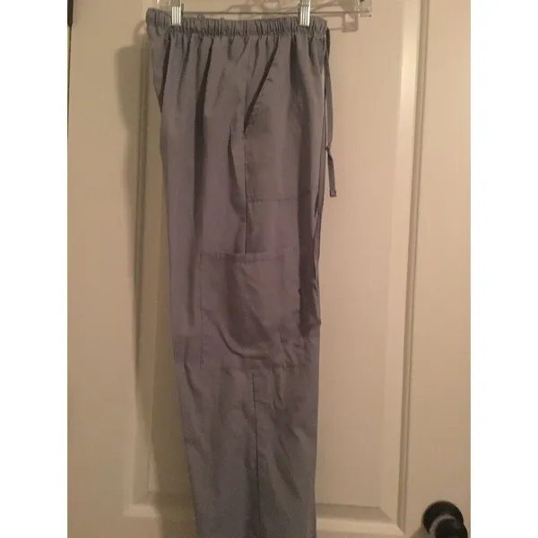Denice Women's Scrub Uniform Pants Nurse Medical Size M Gray - Image 4