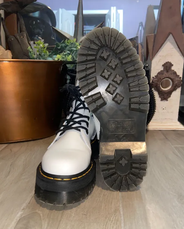 Dr. Martens White Platform - Image 3