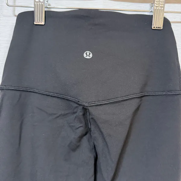 Lululemon Groove Super High Rise Flared Pant Nulu Black LW5FCHS Womens Size 2 - Image 4