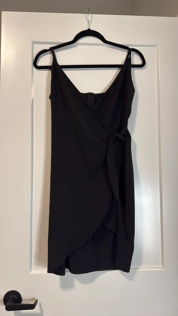 Black wrap dress - Image 2
