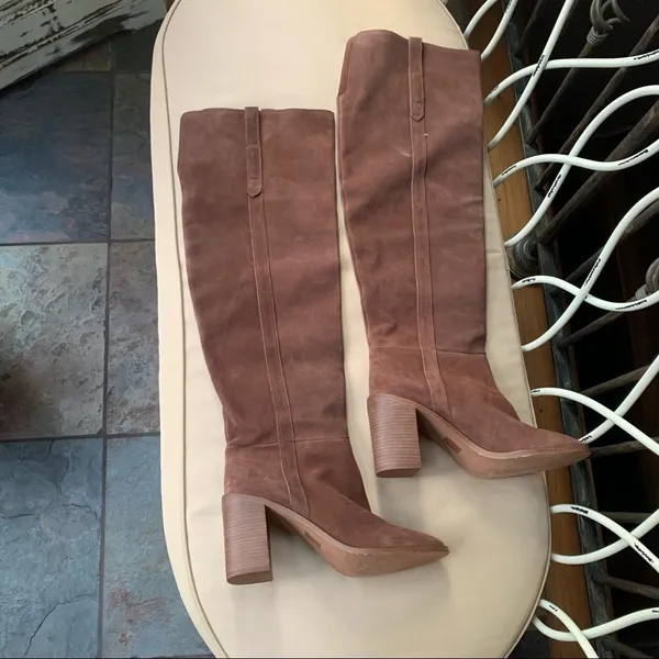 Madewell The Jimi Over-the-Knee Suede Boot in Brown Size 11‎ - Image 3