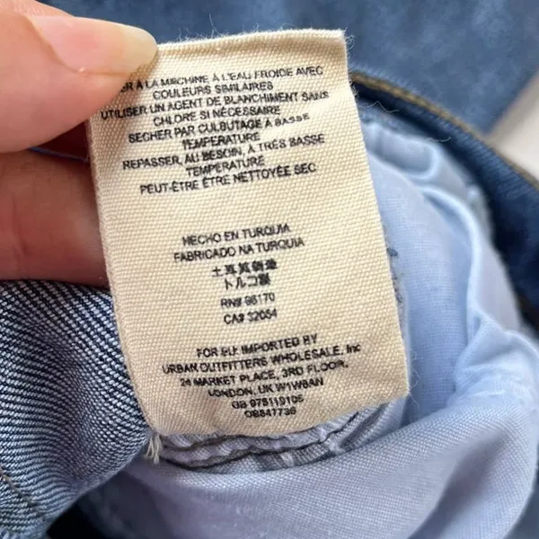 We the Free People Skinny Womens jeans Sz 30 Distressed Y2K Grunge Indie Sleaze - Image 13
