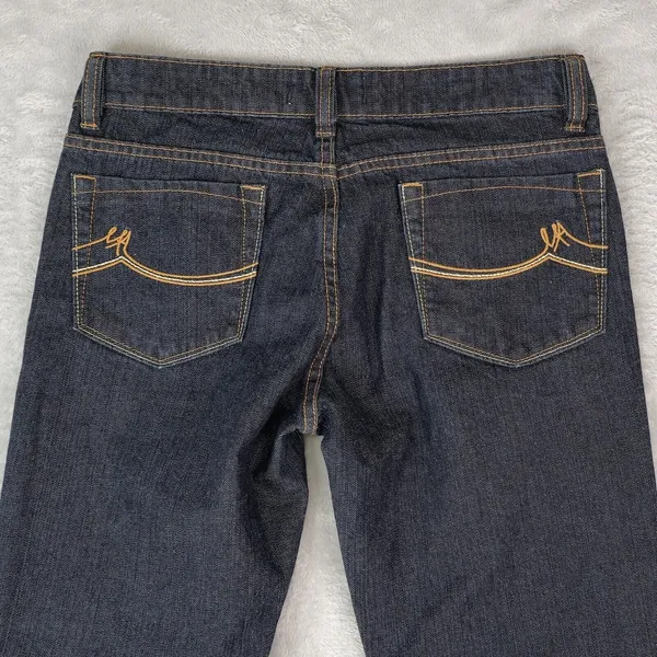 Tex By Max Azria Jeans Womens 2 Bootcut Dark Wash Blue Denim Low‎ Rise 29x31 - Image 3