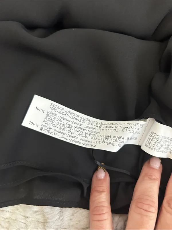 Zara TRF Collection Black Chiffon Halter Top - Image 7
