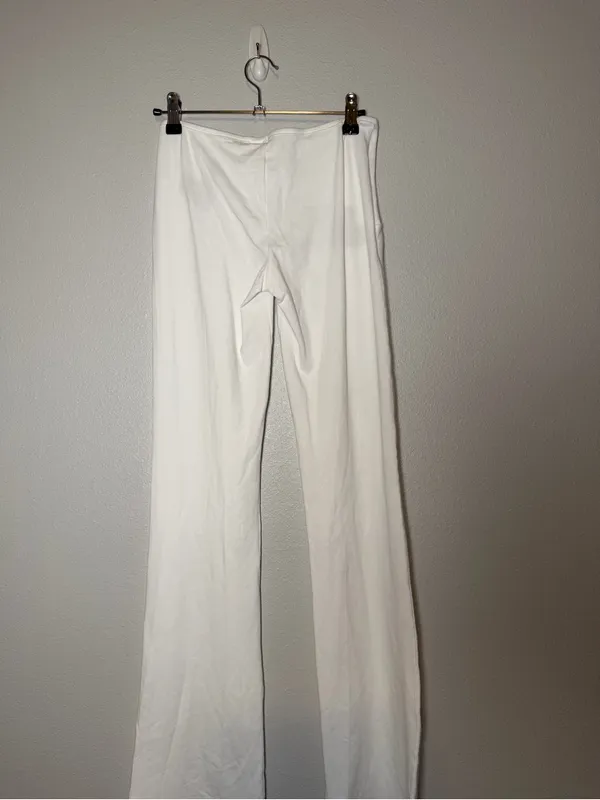 Skims cotton Jersey heart leggings white. NWT - Image 6