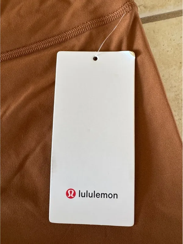 Lululemon Align High Rise 25” Copper Brown Size 16 NWT - Image 5