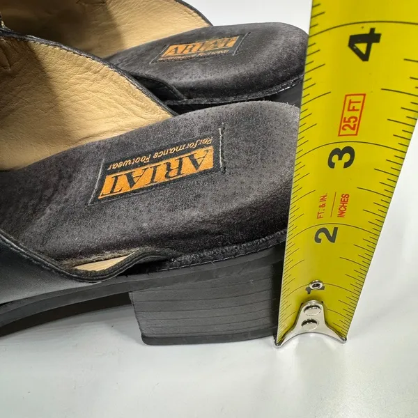 Ariat 92305 Black Leather Mule Slide Sandals ATS Comfort Shoes Women’s 8 - Image 9