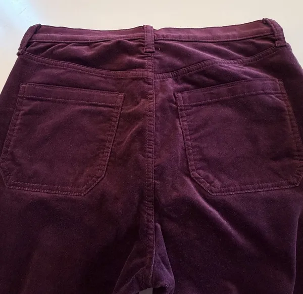GAP 70s Flare Corduroy Jeans Pants Size 29S High Rise Dark Academia Fall NWT - Image 4