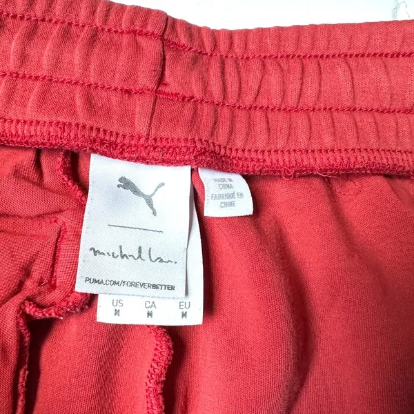 PUMA x MICHAEL LAU Women’s Pants Sz Medium Red‎ - Image 6