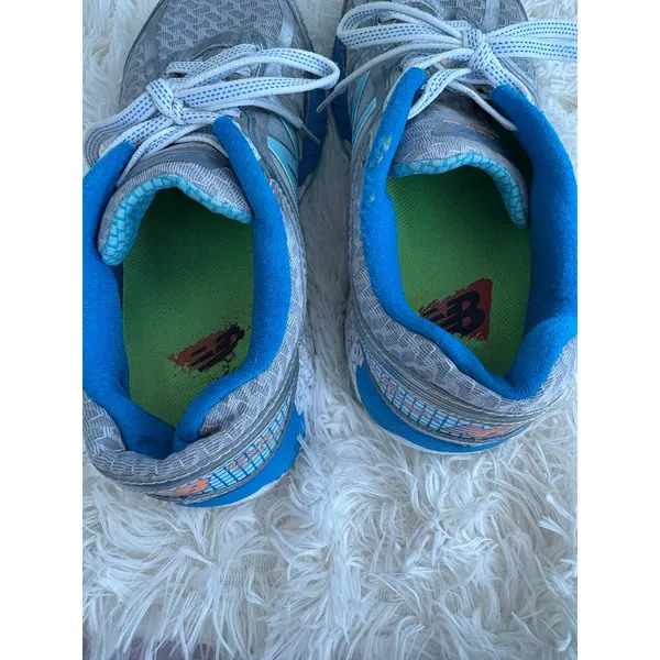 New Balance 860v15 Women's Running Shoes Silver Blue Cushioned Athletic Sneakers - Image 7