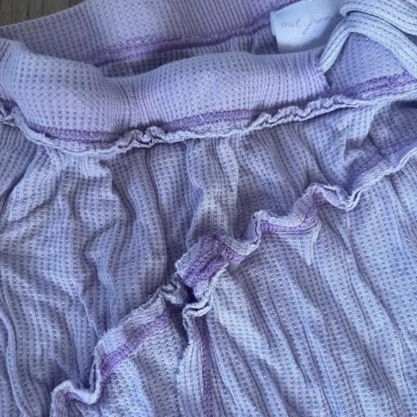 Purple Out From Under Waffle Knit Pants - Image 4