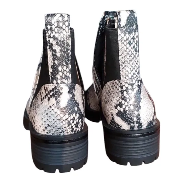 Universal Threads Universal Thread Danton Boots Size 8 Cream Snake Print - Image 7