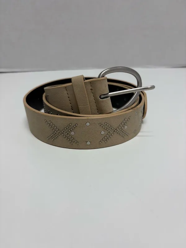 Universal Threads Ladies Studded Beige Belt - Long (49") - Image 15