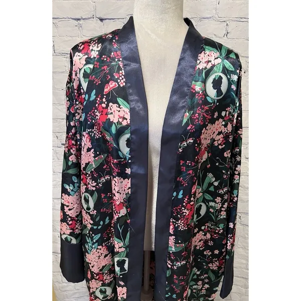 Target Women's Netflix Bridgerton Satin Long Robe No Belt Size M/L - Image 2
