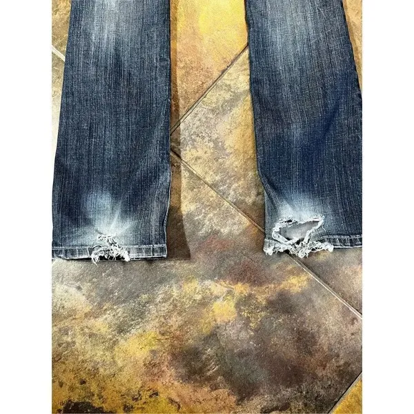 Standards & Practices 3 Button Close Boot Cut Size 27 Jeans Blue - Image 12