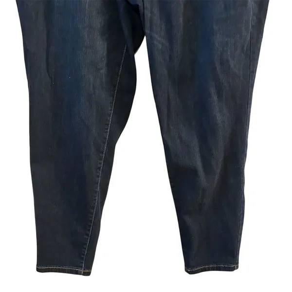 Lane Bryant Women's Plus Size 22 Blue Ankle Jeans Super Stretch‎ - Image 2