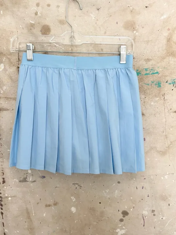 Alo Yoga Varsity Tennis Skirt, Blue Skies - Image 3