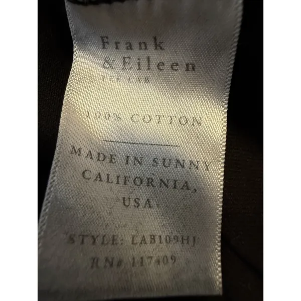 Frank & Eileen Aiden Vintage Muscle Tee Shirt Heritage Jersey Black Coastal - Image 4