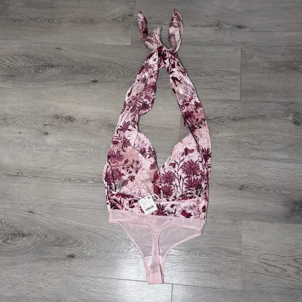 Free People Intimately Floral There She‎ Goes Bodysuit Romantic Combo XSmall NWT - Image 5