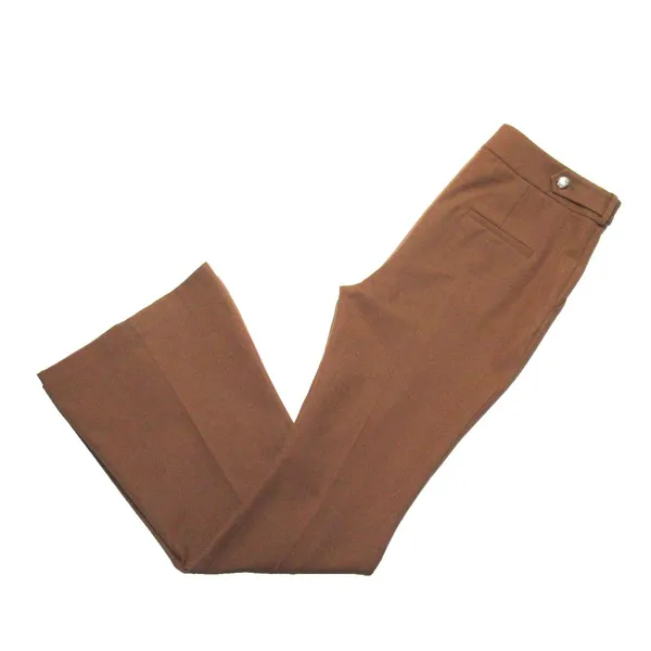 NWT Veronica Beard Elsbury in Cocoa Pintuck Stretch Flare Pants 14 $398 - Image 5