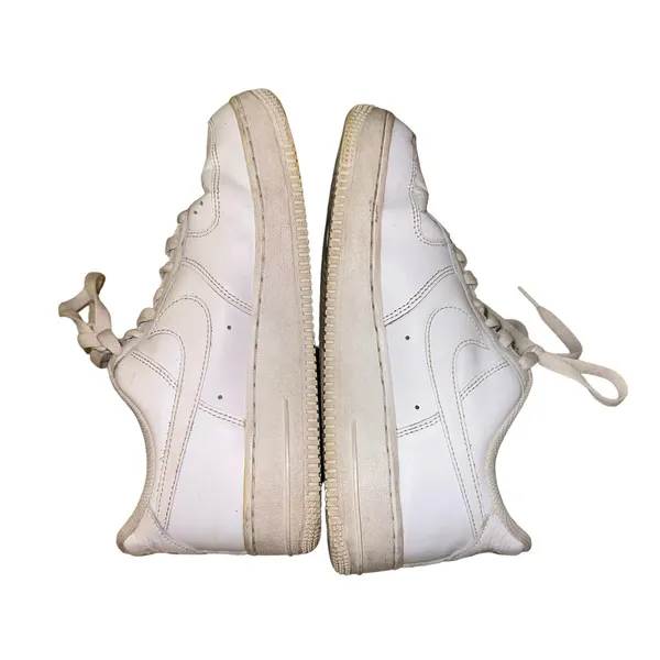 Nike Air Force 1 Low White Leather‎ Sneakers Women's 7.5 Casual Shoes - Image 6
