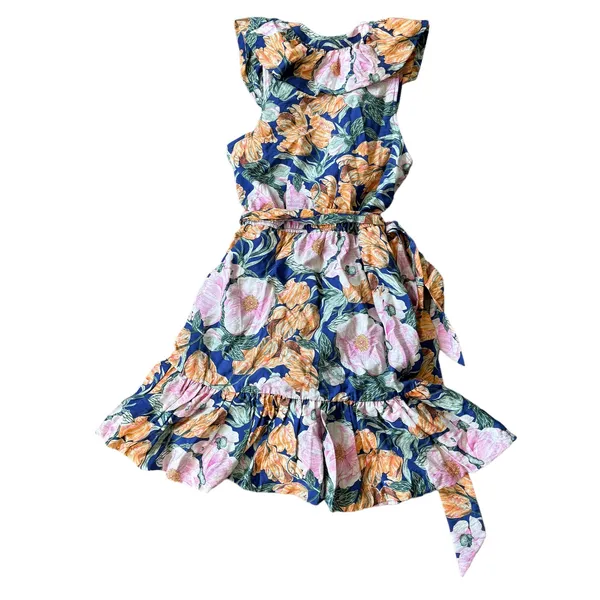 NEW Anthropologie Floral Wrap Mini Dress - Image 4