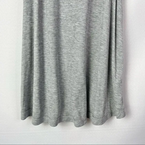 Free People Gray Topanga Mock‎ Neck Swing Tank Top S - Image 5