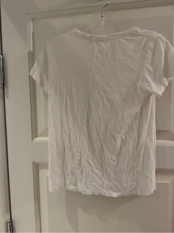 rag & bone White Short-Sleeve Crew Tee - Image 2