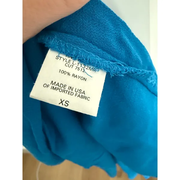 $216 New Lanston Revolve Blue Azure Maxi Dress - XS - Image 6