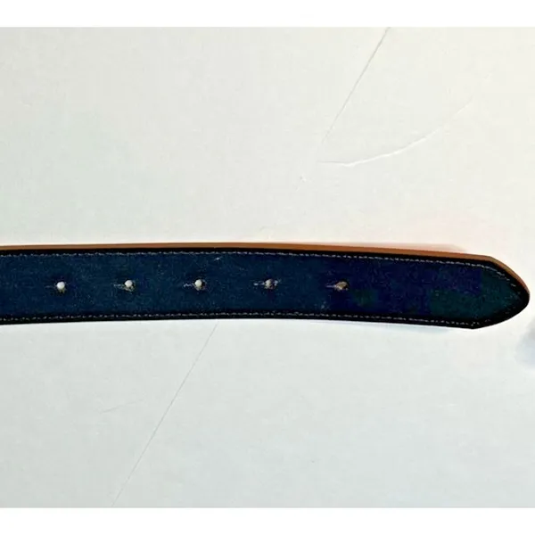 A New Day Women's Cognac & Gold Triple Plaque Belt Size Small NEW! - Image 6