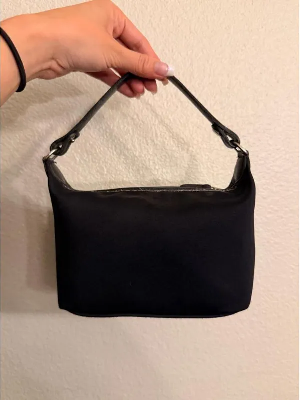 Vintage Black Mini Coach Purse - Image 3