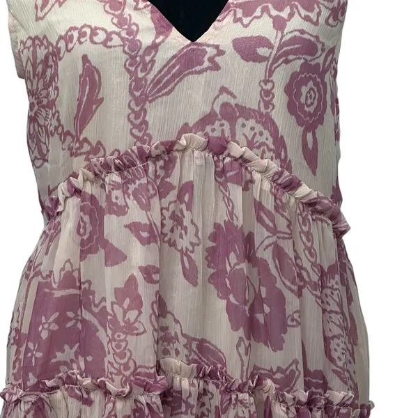 Free People Julianna Maxi Dress for‎ Women Size Small Pockets Rose & Ivory NWT - Image 4